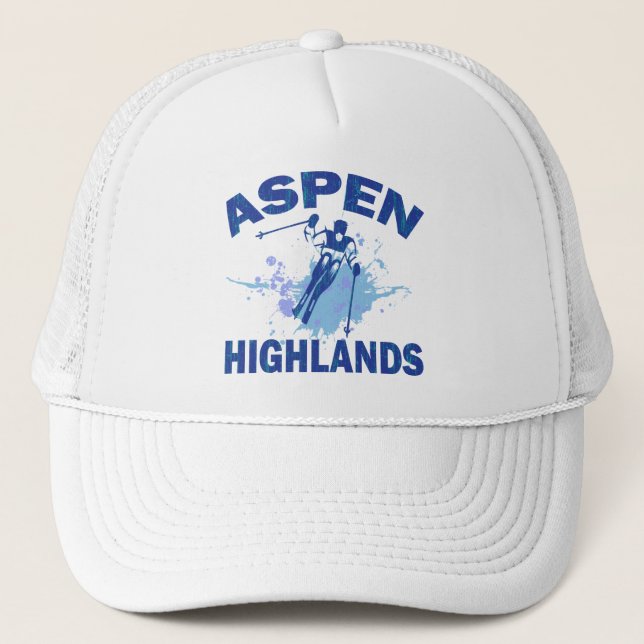 CASQUETTE MONTAGNES D'ASPEN (Devant)