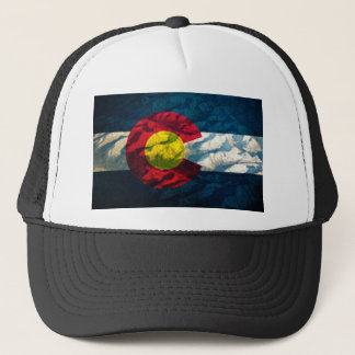 Casquette Montagnes de roche de drapeau du Colorado