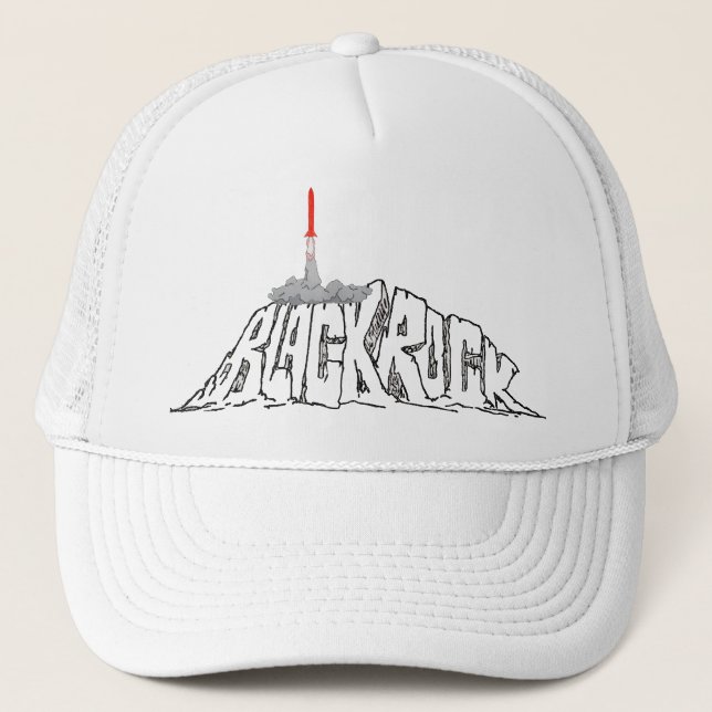 Casquette Montagnes noires de roche (Devant)