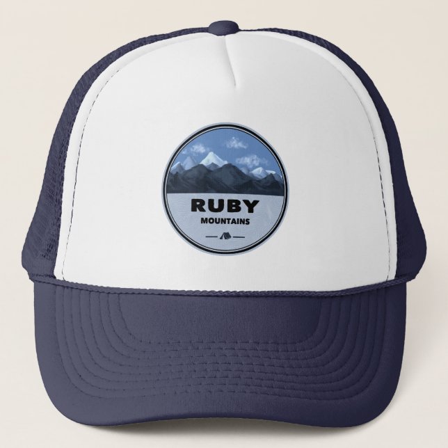 Casquette Montagnes Ruby Nevada Camping (Devant)