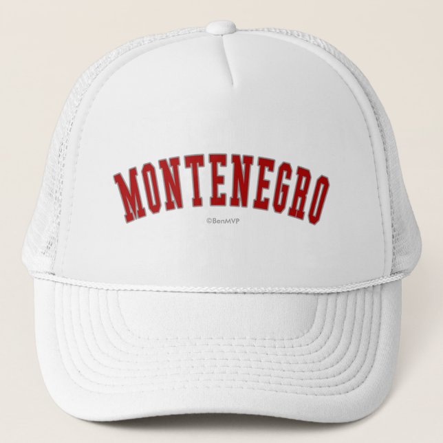 Casquette Monténégro (Devant)