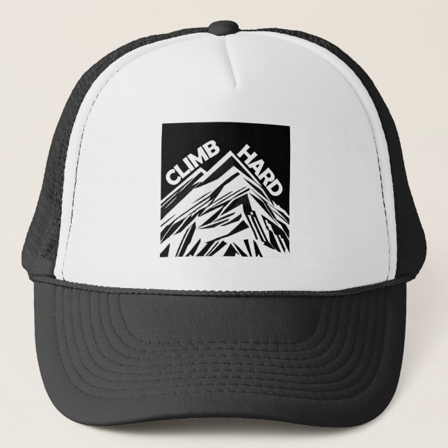 Casquette Monter l'alpinisme dur (Devant)