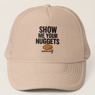 Casquette Montrez-Moi Vos Nuggets, Chapeau De Camion Noir