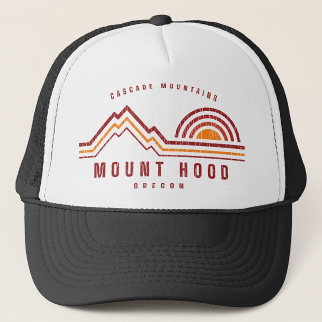 Casquette Monts Cascade du mont Hood Oregon (Devant)