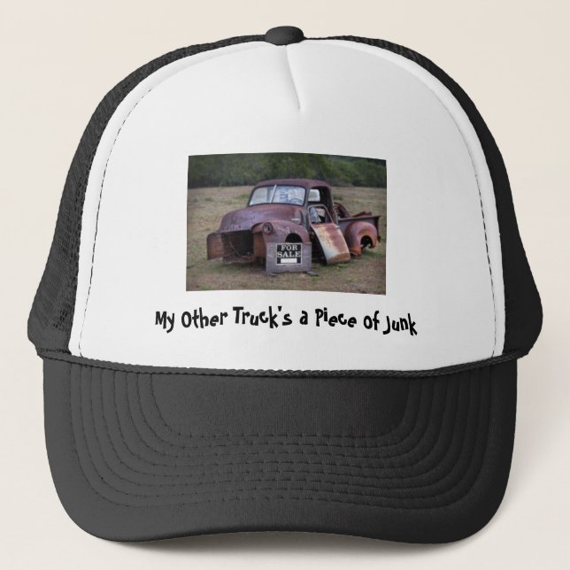 Casquette Morceau de mon autre camion par d'ordure (Devant)