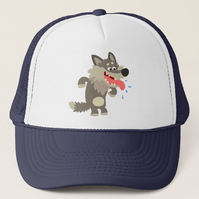 Casquette mort de faim mignon de loup de bande (Devant)