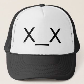casquette mort d'émoticône de x_x