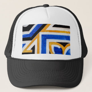 Casquette mosaïque vintage traditionnelle azulejo mosaïque P