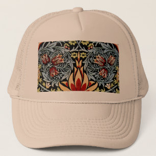 Casquette Motif floral à tête de serpent de William Morris