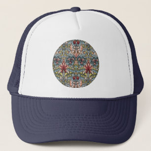 Casquette Motif floral à tête de serpent de William Morris