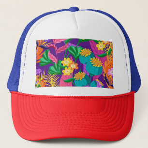 Casquette Motif Floral Exotique Coloré-23148