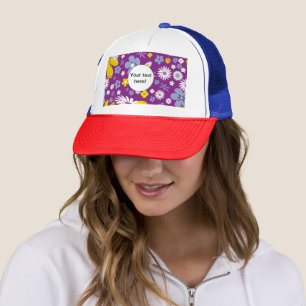 Casquette Motif floral sans couture
