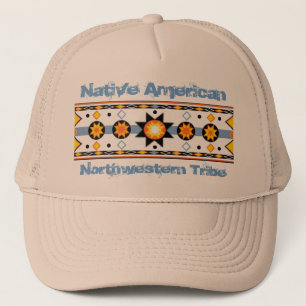 Casquette Motif Sun natif américain