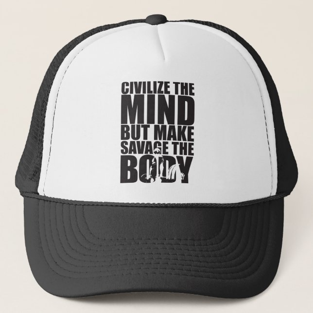 Casquette Motivation "Poids Lifting" (Devant)