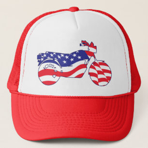 Casquette Moto patriotique