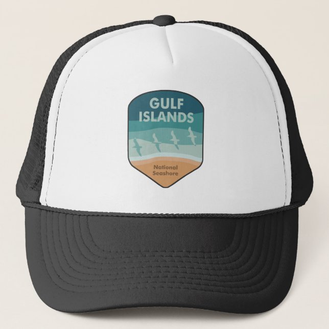 Casquette Mouettes marines nationales des îles Gulf (Devant)