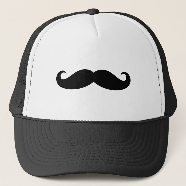 Casquette Moustache de moustache, conception de moustache (Devant)