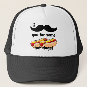 Casquette Moustache I vous pour quelques hot-dogs !
