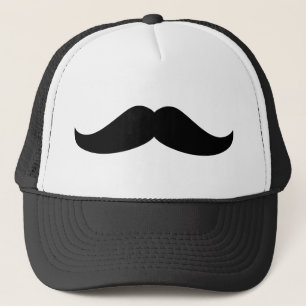 Casquette Moustache noire
