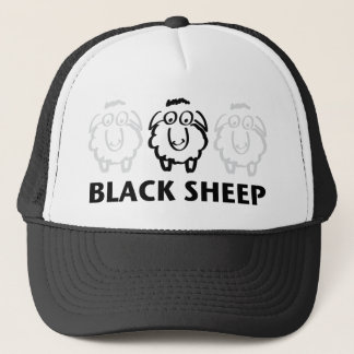 Casquette mouton noir
