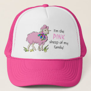 Casquette Moutons roses de la famille