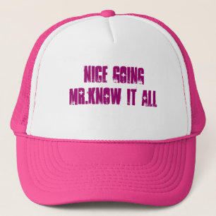 Casquette mr.know allant gentil il tout
