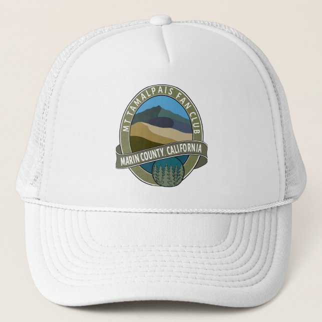 Casquette Mt Tamalpais Fan Club Marin Comté Californie (Devant)