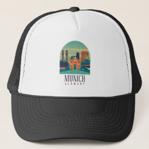 Casquette Munich Bavière Allemagne Vintage voyage