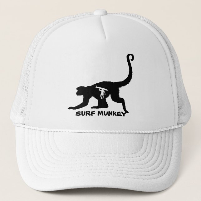 Casquette Munkey avec la conception de Longboarder Tatttoo (Devant)