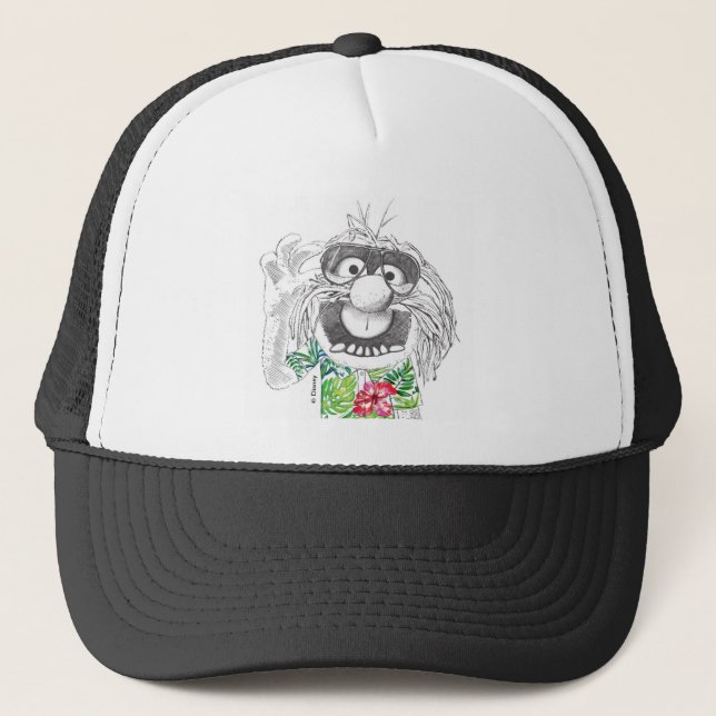 Casquette Muppets | Animal Dans Une Chemise Hawaiienne 2 (Devant)