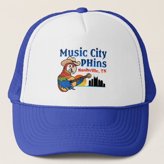 Casquette Music City Phins Trucker Chapeau (Devant)