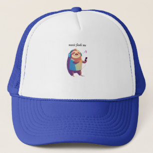 Casquette "Music Finds Me" musique vibes design Trucker Hat