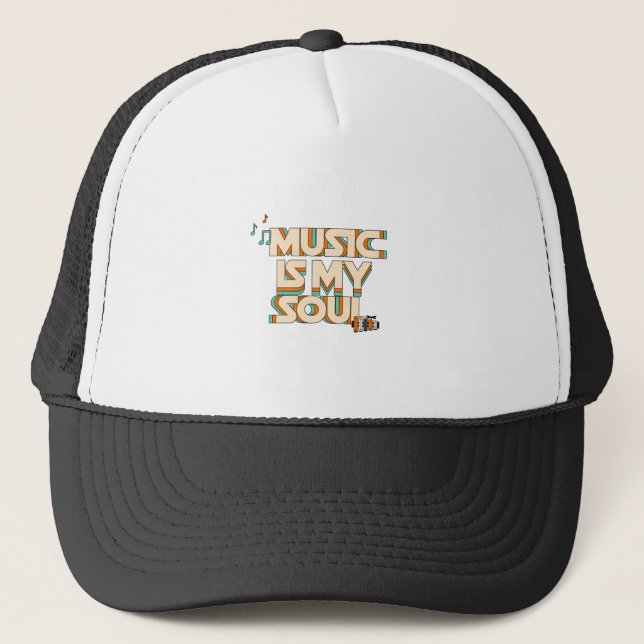 Casquette Music Is My Soul (Devant)