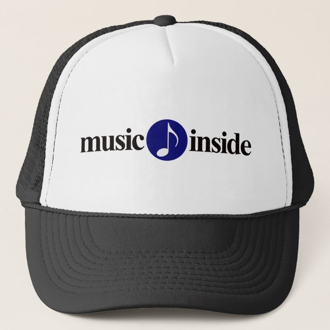 Casquette musique à l'intérieur (Devant)
