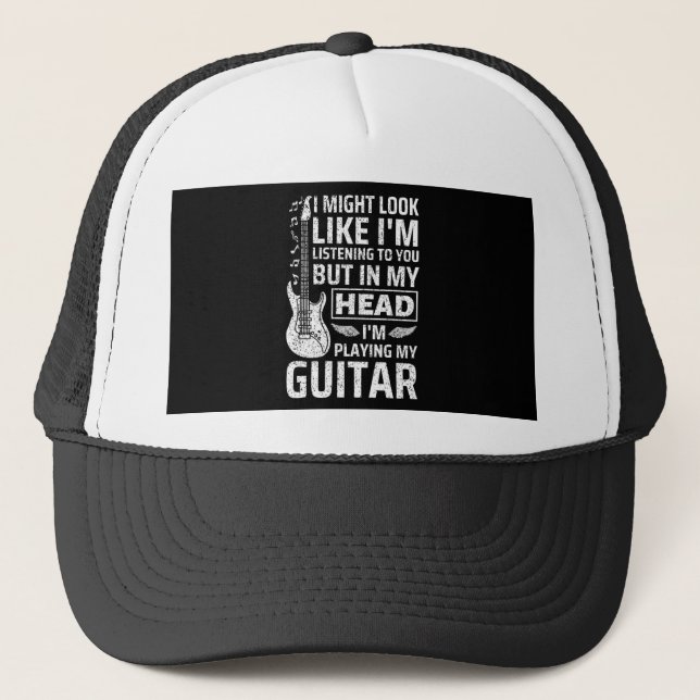 Casquette Musique guitare (Devant)