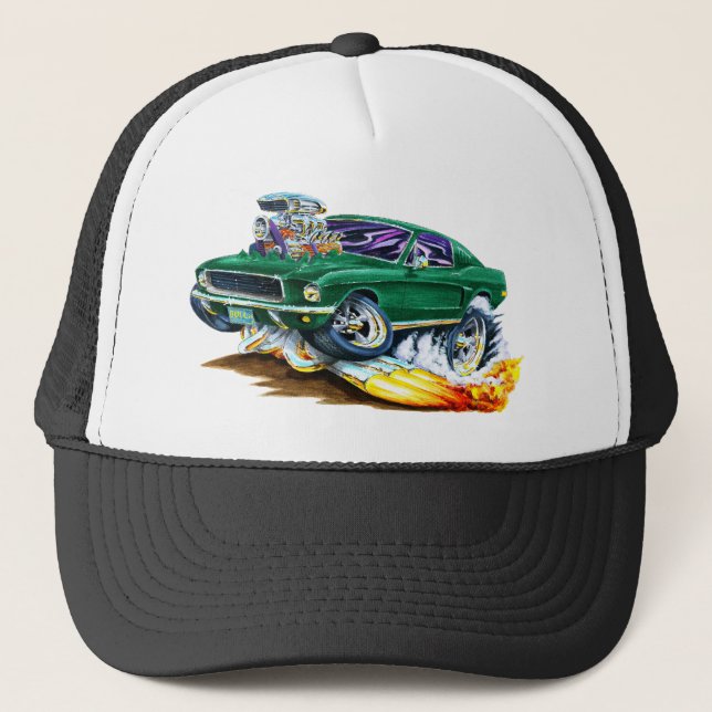 Casquette Mustang de Bullitt avec le grand moteur (Devant)
