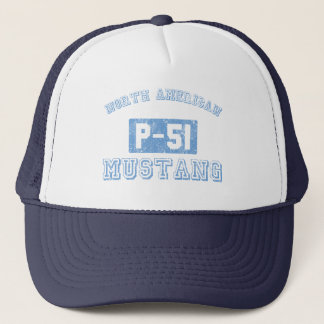 Casquette Mustang de Na p-51 - BLEU