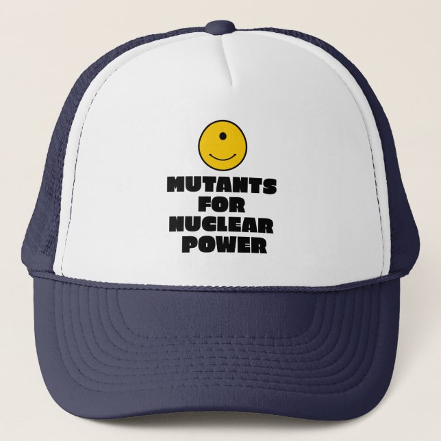 Casquette Mutants pour l'énergie nucléaire (Devant)