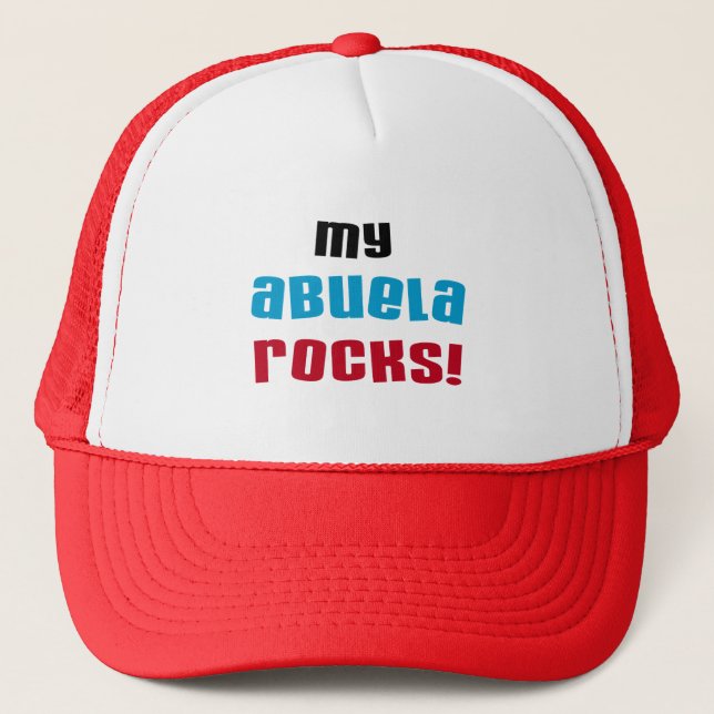 Casquette My Abuela Rocks T-shirts et cadeaux (Devant)