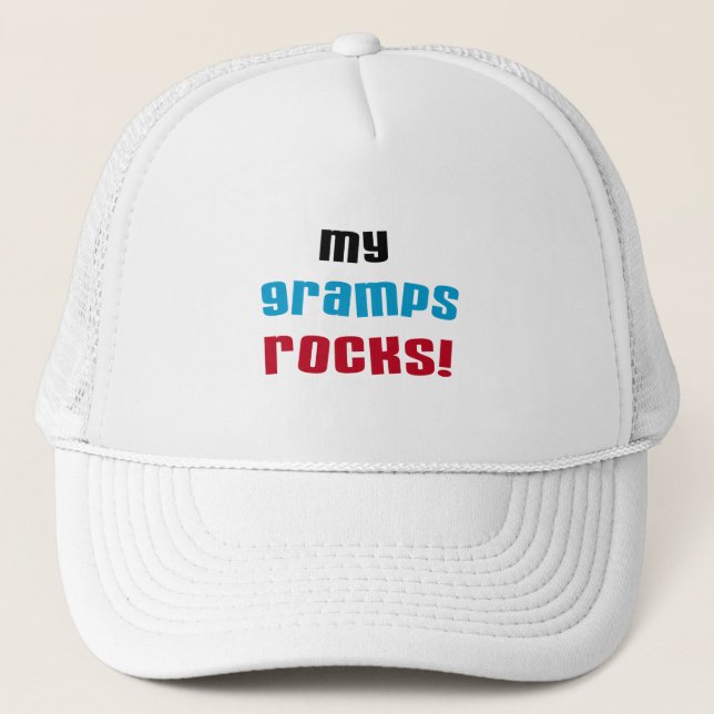 Casquette My Gramps Rocks T-shirts et cadeaux (Devant)
