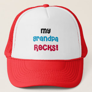 Casquette My Grand-pa Rocks Tshirts et cadeaux