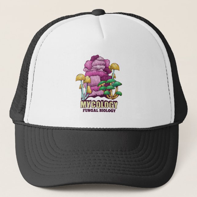 Casquette Mycologie La biologie fongique (Devant)