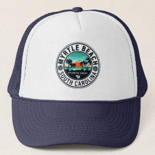 Casquette Myrtle Beach South Carolina Retro Sunset Souvenirs