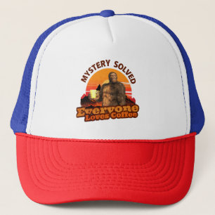 Casquette Mystère résolu tout le monde aime le café drôle Bi