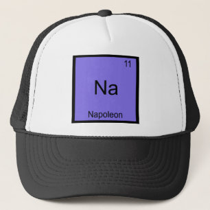 Casquette Na - Napoléon Funny Chimie Élément Symbole Tee