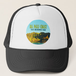 Casquette Na Pali Coast State Wilderness Park Hawaii Vintage