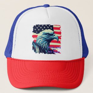 Casquette N'abandonnez jamais le combat America Eagle USA Ar