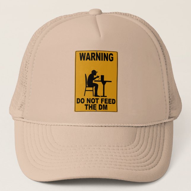 Casquette N'alimentez pas le DM (Devant)