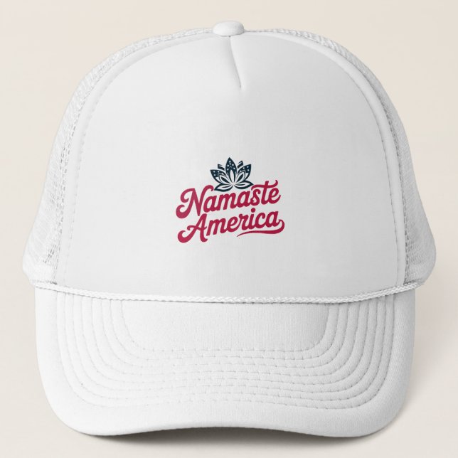 Casquette Namaste America Yoga Patriotic (Devant)