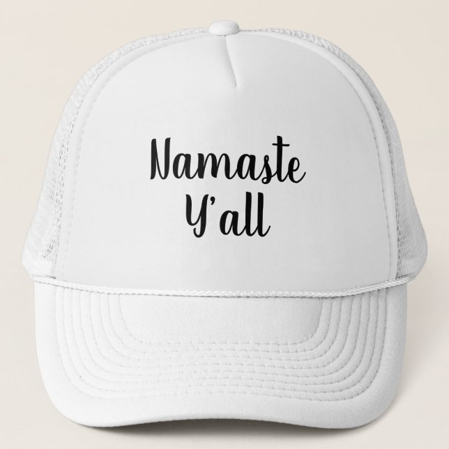 Casquette Namaste Y’all Yoga Typographie (Devant)